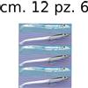 anguilline esche artificiali gomma pesca traina spinning spigola raglou cm. 12