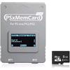 Bitfunx PSX MEMORY CARD GEN 2 DISPLAY LCD FUNCTION WITH SD CARD 8GB PS1/PS2 BITFUNX