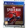 MARVEL SPIDER-MAN GAME OF THE YEAR EDITION PS4 PLAYSTATION 4 EDIZIONE ITALIA NEW