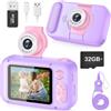 Arnssien Macchina Fotografica Bambini, ARNSSIEN Fotocamera Bambini,180 °Flip Len, 2,4" Fo
