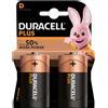 Duracell Batterie duracell plus alcaline torcia d lr20 conf. 2pz