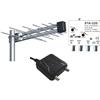 WEB Kit Antenna TV Esterno Amplificatore Digitale Terrestre Amplificatore Da Palo