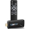 vidoelettronica Stick TV Telecomando Smart Tv Android 10.0 Mini Box 4k Ultra HD 4GB/64GB