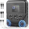 Does not apply Lettore CD Portatile, Lettore CD Bluetooth Con Altoparlanti/Cuffie/Display, Ric