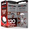 Udivita 120 Batterie per Apparecchi Acustici Rayovac Misura Extra 312 Sound Fusion Techn