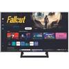 QBELL Smart TV 24" HD Ready LED Tizen DVB-T2/S2 Classe E Nero QT24HTF8A12V Qbell