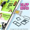 TCL CARRELLO SIM TCL 30E 6127A 6127l CARRELLINO SLOT CARD PORTA SCHEDA SD NERO
