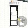 Xiaomi CARRELLO SIM XIAOMI REDMI S2 M1803E6G SLOT PORTA SCHEDA DUAL SIM CARD SD NERO