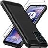 iVoler Cover per Motorola Moto G55 5G con 2 Pezzi Vetro Temperato, [Antiurto di