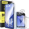 Zaxglar Pellicola Vetro Temperato per Samsung Galaxy Z Flip 6, 2 Pcs 9H Anteriore Pellic