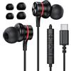 MOSWAG Cuffie USB C per iPhone 16 Pro Max 15 Plus Pad Pro Auricolari USB C per S