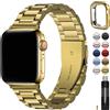 Fullmosa Cinturino per Apple Watch 40mm 41mm 38mm, Cinturino in Acciaio Inossida