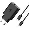 Motorola - Caricabatterie Turbopower a ricarica rapida da 50 W con tecnologia US
