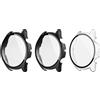 MoKo 3 Pezzi Cover Compatibile con Amazfit GTR 3/GTR 3 PRO con Vetro Temperato,