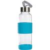 IBILI Borraccia in vetro sky 360 ml azzurra, in borosilicato, riutilizzabile, pr