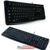 LOGITECH TASTIERA USB LOGITECH K120 ITALIAN 920-00002492 COLORE NERO QWERTY ITALIANA