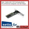netis SCHEDA DI RETE INTERNA PCI ADATTATORE ETHERNET 10/100 Mbps NETIS AD-1101 LAN