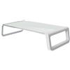 Trust 25351 Supporti a parete per TV Scrivania Trasparente, Bianco