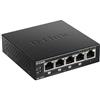 D-Link DGS-1005P Router Switch 10/100/1000 GB, 5 Porte Gigabit PoE, senza Alimen