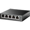 TP-Link TL-SG105MPE Switch PoE+ Gestito Gigabit Ethernet, 5 Porte Gigabit, 4 PoE
