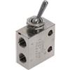 TAC2-31 Position 1/8"PT 2 3 Way Air Pneumatic Knob Control ON OFF Valve *