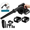 CECARO GROUP Soffiatore Aspiratore per foglie a doppia batteria ricaricabile 48V 2.0Ah