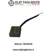 SPAZZOLA CARBONCINO 10x26x30 12V 24V PER MOTORI ELETTRICI CARRELLI ELEVATORI