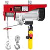 VEVOR Paranco Elettrico Doppio Cavo Carico max. 400 kg, Telecomando a Filo 4,2 m