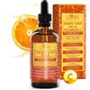 Luminer Siero Vitamina C 100ml, Siero Viso Acido Ialuronico, Formula Naturale Antirughe