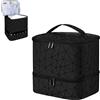 Does not apply Porta Smalti Organizer Borse per Unghie, Borsa Da Viaggio per Smalti per 30 Flac
