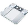 Beurer BG 13 Bilancia Diagnostica in Vetro, inox, silver, lcd