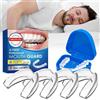 Bodiiwuliu 4 x Bite dentale notturno automodellante Apparecchio per anti Bruxismo denti