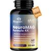 Parafarmacia, organic vitamins & food NeuroMAG Completo OVF, 120 Capsule, Magnesio Treonato Magtein®, Taurato, Bisglic