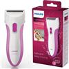 Philips Depilatore femminile PHILIPS Ladyshave HP6341/00, Wet & Dry Batterie AA