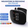 Misuratore di Pressione Arteriosa da Polso Braccio Ricaricabile Display LCD