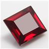 Senza marchio Pietre preziose sfuse naturali 5,25 ct Mogok rosso intenso certificate 9x9 mm...