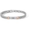 COMETE GIOIELLI ZIP BRACCIALE UOMO UBR1303 NUOVO GARANZIA UFFICIALE