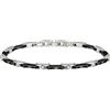 Morellato Bracciale Uomo Morellato Ceramic SACU14 Acciaio e Ceramica Nero Regolabile