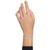 Swarovski Elements Bracciale Tennis Stile Angel Argento con Swarovski Elements Cristalli Originali
