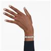 Swarovski Elements Bracciale Tennis Una Angel Argento con Swarovski Elements Cristalli Originali