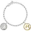 Morellato Bracciale Donna Morellato Madagascar SATF07 Acciaio Bicolore Foglia Pappagallo