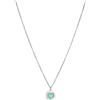 Liu Jo Collana Donna Liu Jo Complicity Acciaio Zirconi Smalto Turchese LJ1603 Cuore