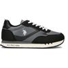 US Polo Assn. U.s. Polo Assn. Sneakers Uomo Nero Pu Scamosciato, Tessuto