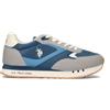 US Polo Assn. U.s. Polo Assn. Sneakers Uomo Blu Pu Scamosciato, Tessuto