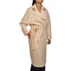 Elisabetta Franchi Donna Cappotto Over Panna Taglia 40-42