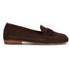 Grafia Mocassino Donna Marrone Pelle Scamosciata GR-124014-BIT-A122457