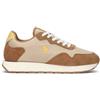 US Polo Assn. U.s. Polo Assn. Sneakers Uomo Beige Pelle Scamosciata, Tessuto