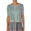 Twin Set Donna Cardigan manica 3/4 Verde Taglia M