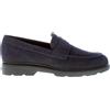 HOGAN scarpe uomo Mocassino penny in camoscio blu HXM3930X230HG0C408