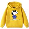 Felpa con cappuccio Snoopy Peanuts Bambini Ragazzo/a Cartoon Animation Boys Girl
